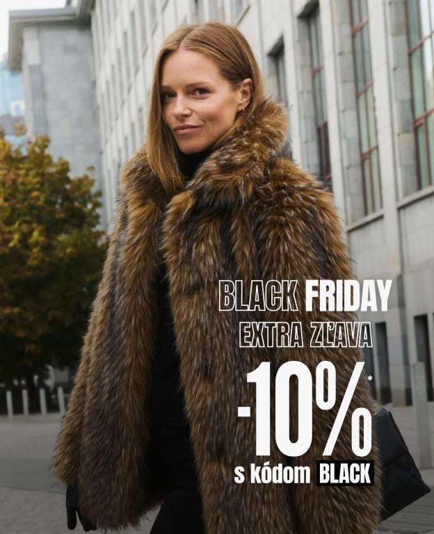 -10% na všetky bundy, kabáty, kožušinové kabáty a kabelky
