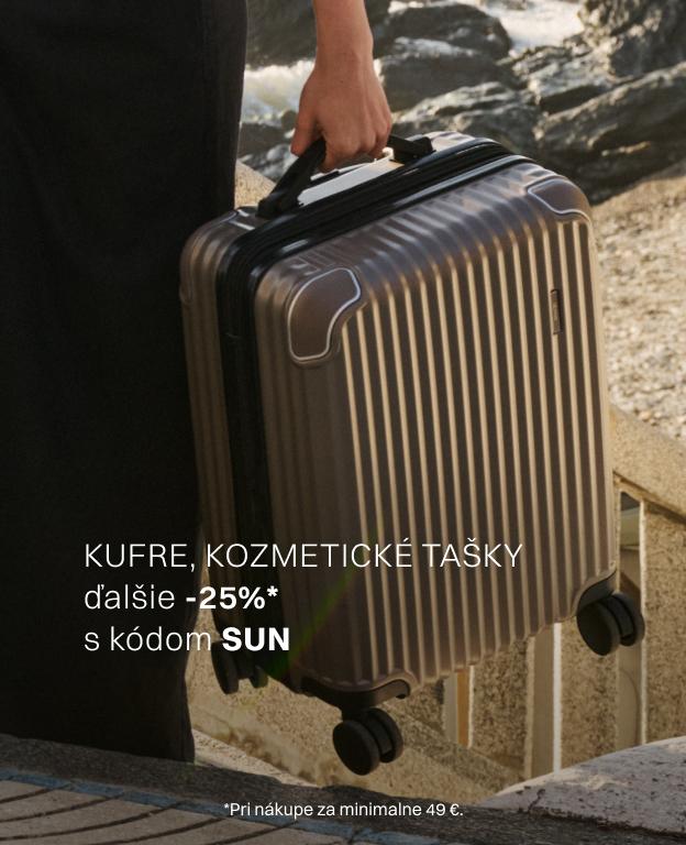 Kufre a kozmetické taštky -25%