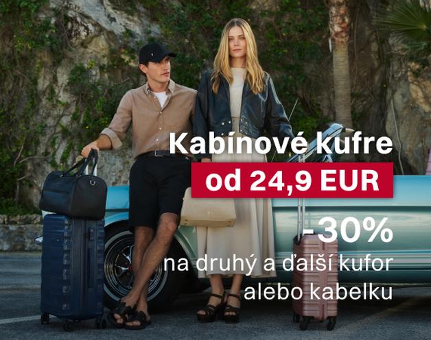Kabínové kufre od 24,9 EUR