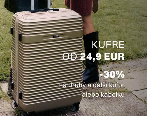 Kabínové kufre od 24,9 EUR