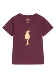 Dámske tričko v bordovej farbe TSHDT-0149-4D(Z26)