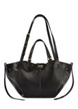 Čierna dámska kabelka cez rameno TOREC-1231-99(W26)