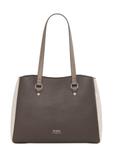 Shopper kabelka v chladnej béžovej farbe TOREC-1260-1K(Z26)