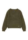 Dámsky sveter v khaki farbe SWEDT-0162-55(Z25)