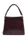 Dámska kožená kabelka v bordovej farbe shopper TORES-0636-4D(Z26)