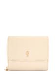 Malá krémová kožená dámska peňaženka PORES-0802R-0B(W26)