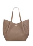 Dámska kožená kabelka shopper v béžovej farbe TORES-1358-1K(Z26)