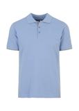 Błękitna koszulka polo POLMT-0045A-61(W23)