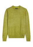 Pánsky sveter zo zmesi vlny limetkovo zelenej farby SWEMT-0170-84(Z25)
