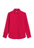Dámska ľanová košeľa vo farbe fuchsie  KOSDT-0163A-5E(W26)