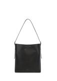 Čierna kožená kabelka shopper TORES-1436-99(Z26)