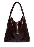 Bordová kožená kabelka shopper TORES-1372-4D(Z26)