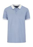 Pánske modré polo tričko POLMT-0072-61(W24)
