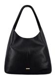 Čierna kožená kabelka shopper TORES-1372-9I(Z26)
