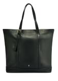 Veľká čierna dámska shopper kabelka TOREC-1067-99(Z25)