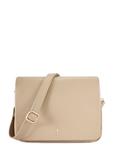 Beige Leder Damenhandtasche TORES-0911F-1B(W26)