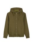 Pánska khaki mikina na zips  BLZMT-0078-8D(W26)