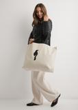 Krémová bavlnená taška TOREN-0136-0C(W26)