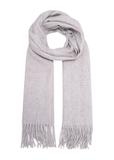 Sivý dámsky šál so strapcami SZADT-0209-91(Z25)