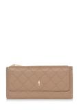 Veľká béžová dámska peňaženka s monogramom POREC-0347A-81(Z25)