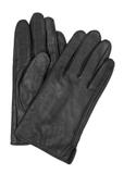Pánske čierne kožené rukavice REKMS-0001A-99(Z25)