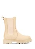 Dámske kožené Chelse topanky béžovej farby BUTYD-1092-81(Z25)