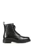 Pánske čierne kožené členkové topanky BUTYM-0517-99(Z25)