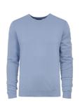 Modrý pánsky sveter basic SWEMT-0127-61(W23)