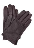 Hnedé pánske kožené rukavice REKMS-0001A-90(Z25)