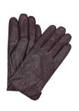 Pánske hnedé kožené rukavice REKMS-0009A-90(Z25)