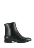 Čierne dámske kožené členkové topánky  BUTYD-1193-99(Z25)