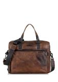Hnedá kožená pánska taška TORMS-0100B-79(Z24)