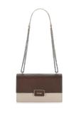 Krémovo-hnedá dámska crossbody kabelka TOREC-0984-15(Z24)