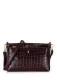 Kožená hnedá dámska crossbody kabelka TORES-0940E-89(Z25)