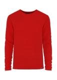 Červený pánsky základný sveter SWEMT-0128-42(W24)