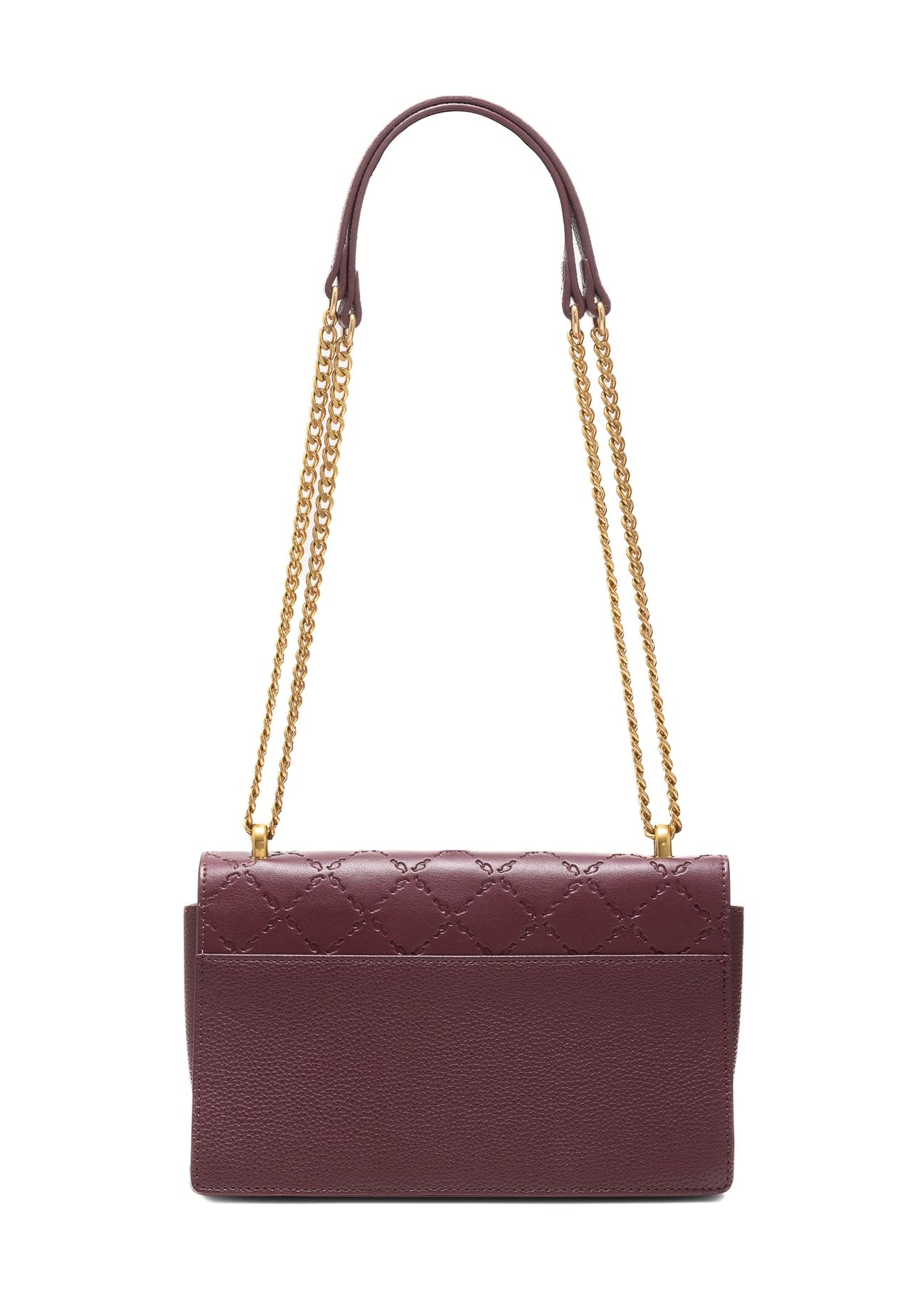 Bordová dámska crossbody kabelka TOREC-0984A-49(Z25)