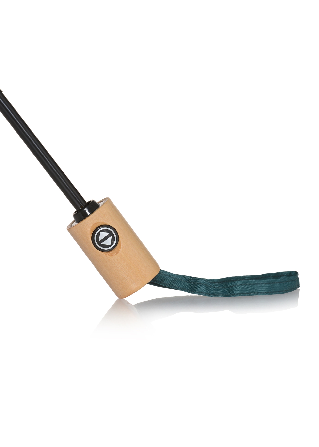 Składany parasol damski w kolorze zielonym PARSD-0034-54(W23)-03