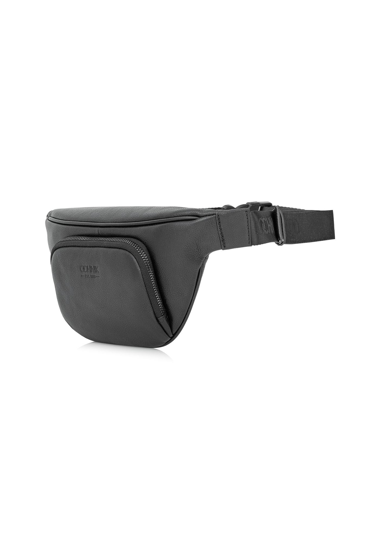 Čierna kožená pánska kabelka do pása TORMS-0280R-99(W25)-02