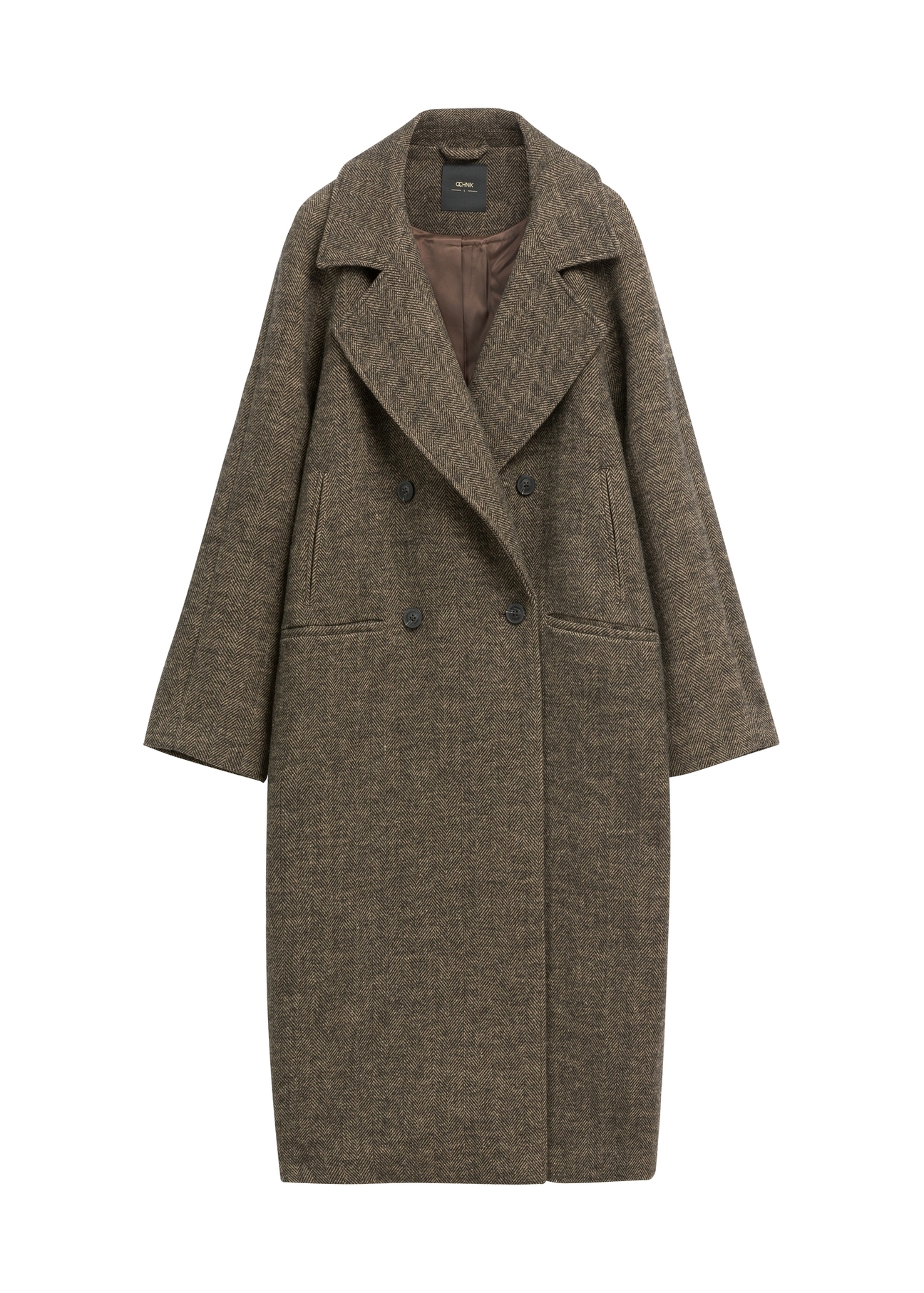 Dámsky kabát s vlnou PLADT-0084-1L(Z26)