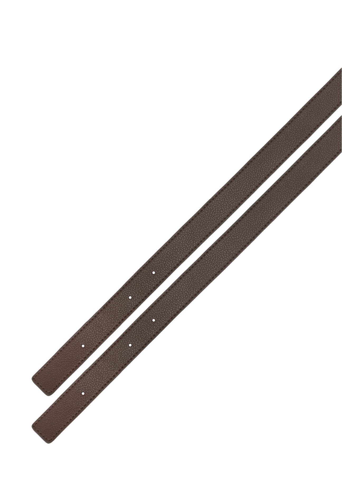 Hnedá dámska nákupná kabelka TOREC-1238-1I(W26), pohľad na popruh produktu na bielom pozadí.