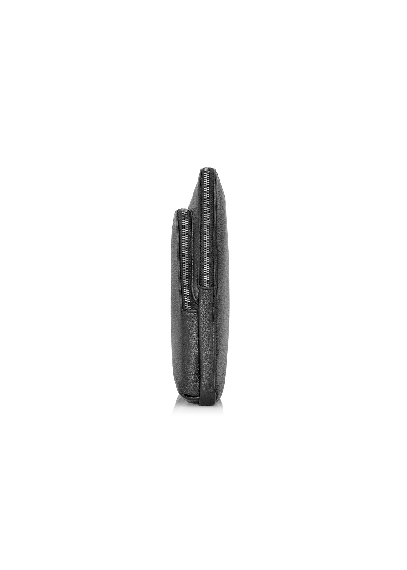 Čierna kožená aktovka na notebook TORMS-0455-99 (W25)