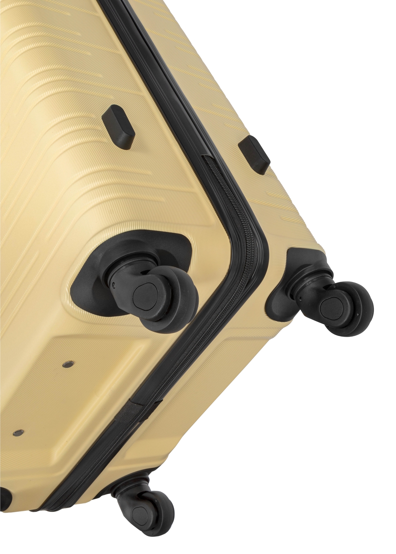 Malý kufor na kolieskach WALAB-0083-2B-19(W26) - detailný záber na bielom pozadí.