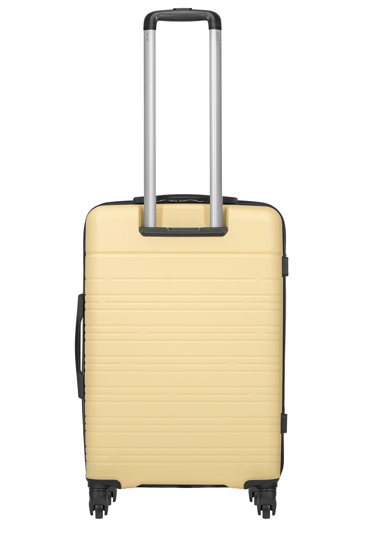 Stredný kufor na kolieskach WALAB-0083-2B-24(W26) - pohľad na produkt zozadu, na bielom pozadí.