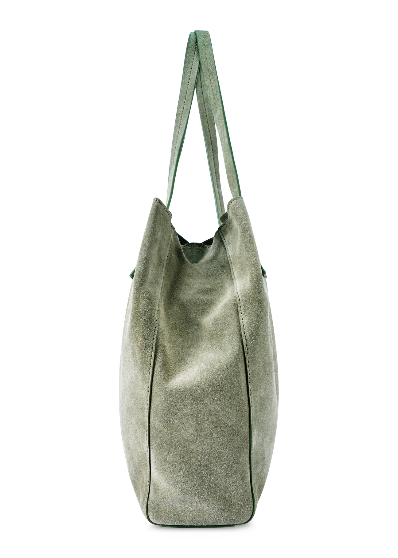 Dámska kožená kabelka TORES-1252-8F(W26) v tmavomodrej farbe - bočný pohľad na produkt, na bielom podklade.