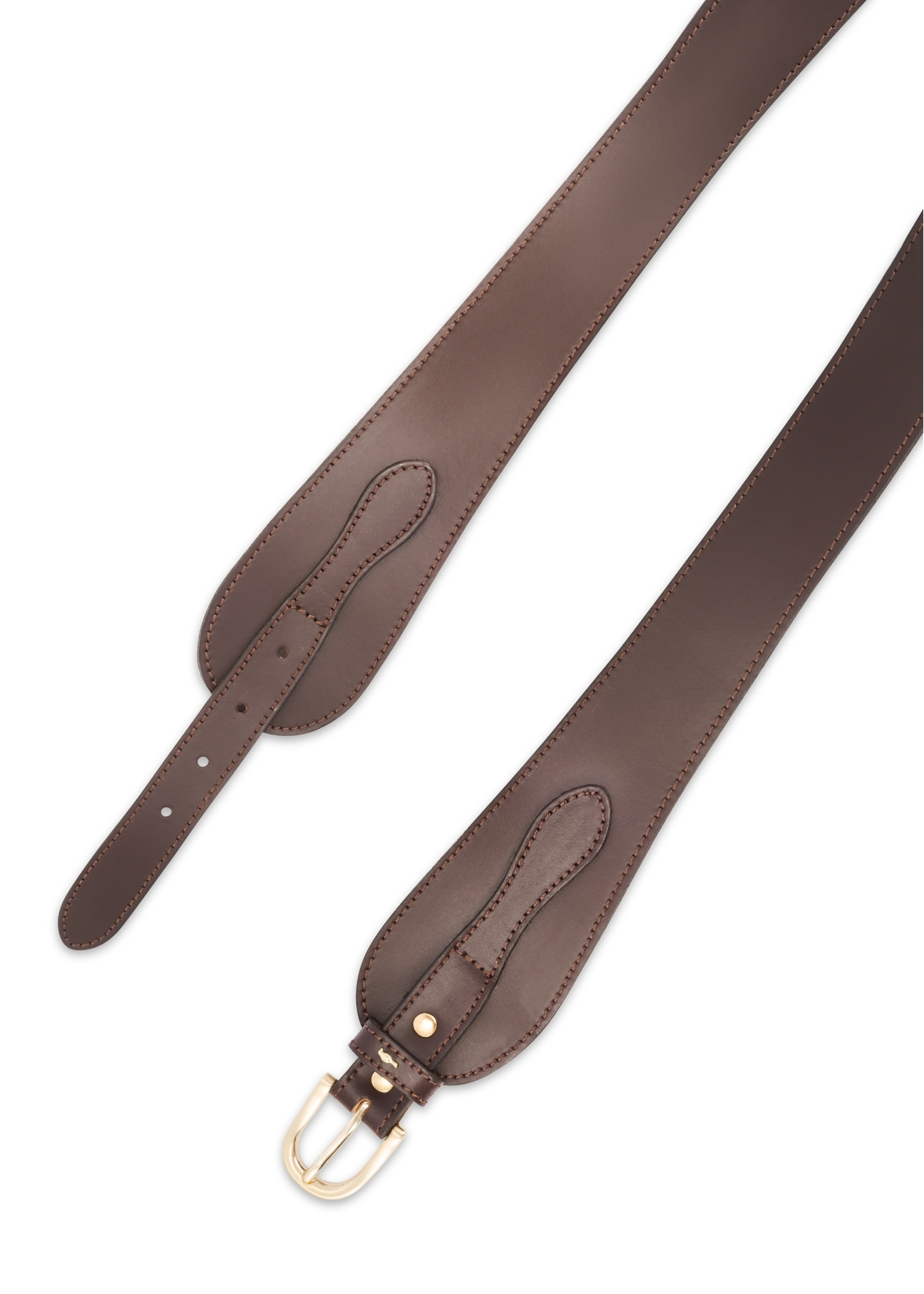 Dámsky opasok kožený hnedý PASDS-0330-90(Z25)