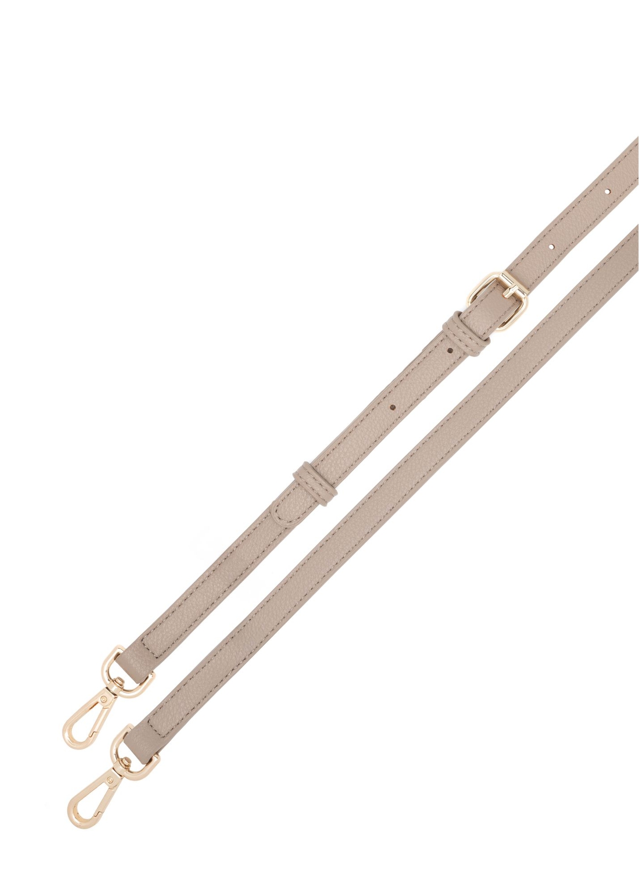 Béžová veľká dámska kabelka TOREC-0978A-81(Z25) - pohľad na pruhy na bielom podklade.