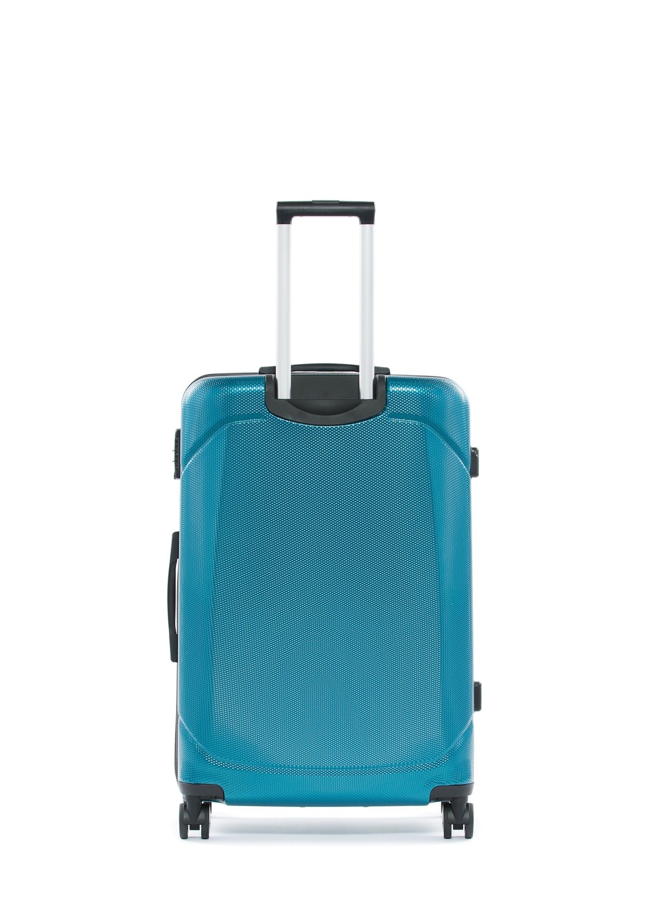 Veľký kufor na kolieskach WALPC-0014-7B-28(W26), pohľad na produkt zozadu na bielom pozadí.