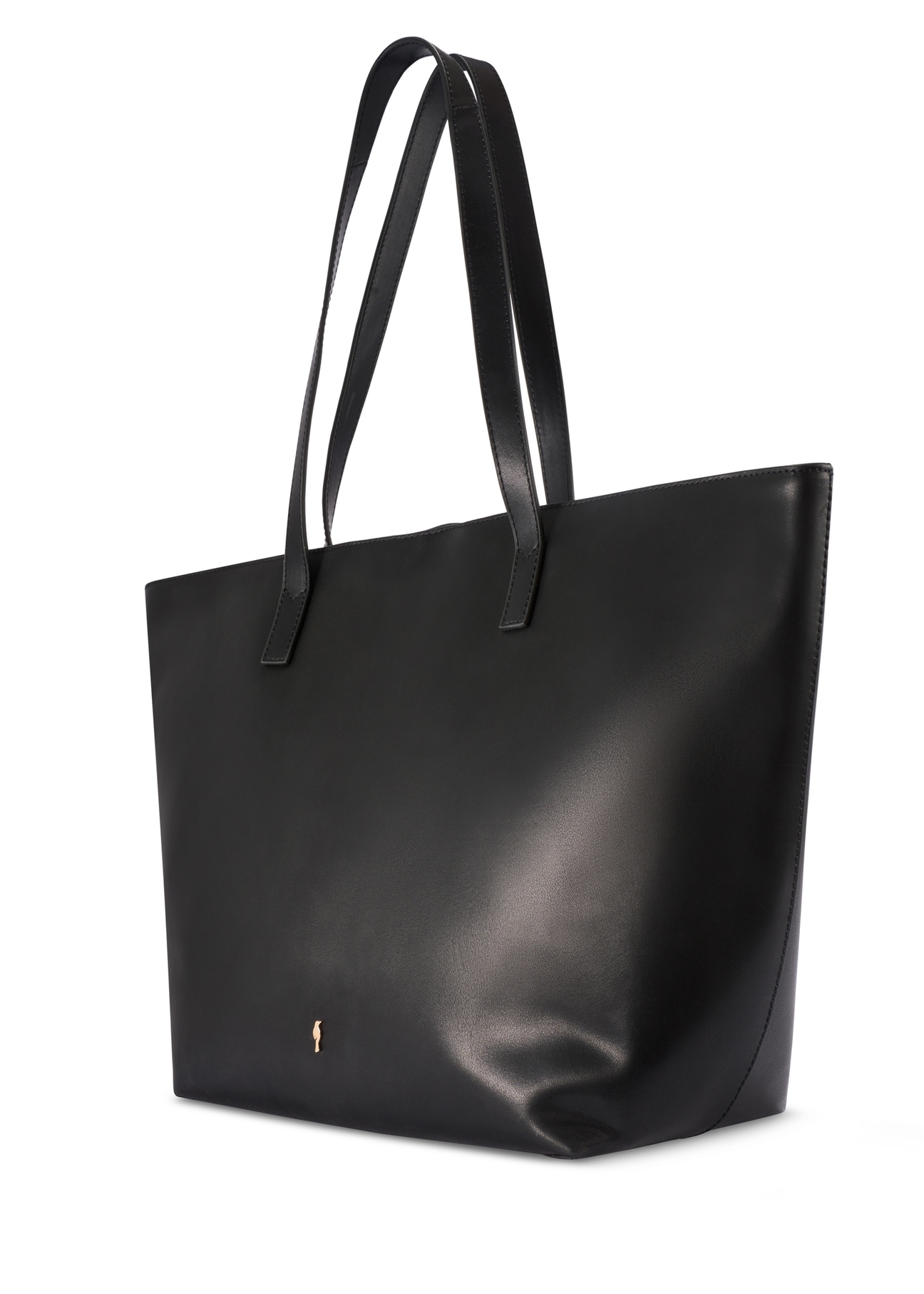 Veľká kožená dámska nákupná kabelka TORES-1258-99(W26) - diagonálny pohľad na produkt, na bielom pozadí.