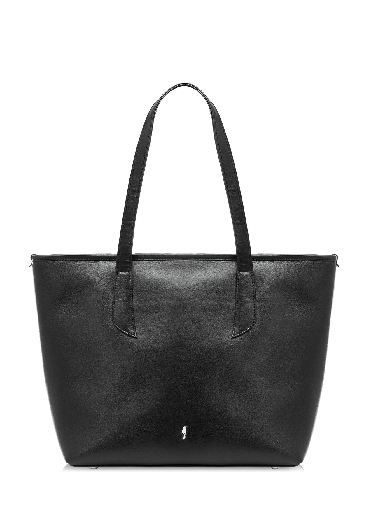 Kožená čierna shopper taška pre ženy TORES-1085-99(W25)-01