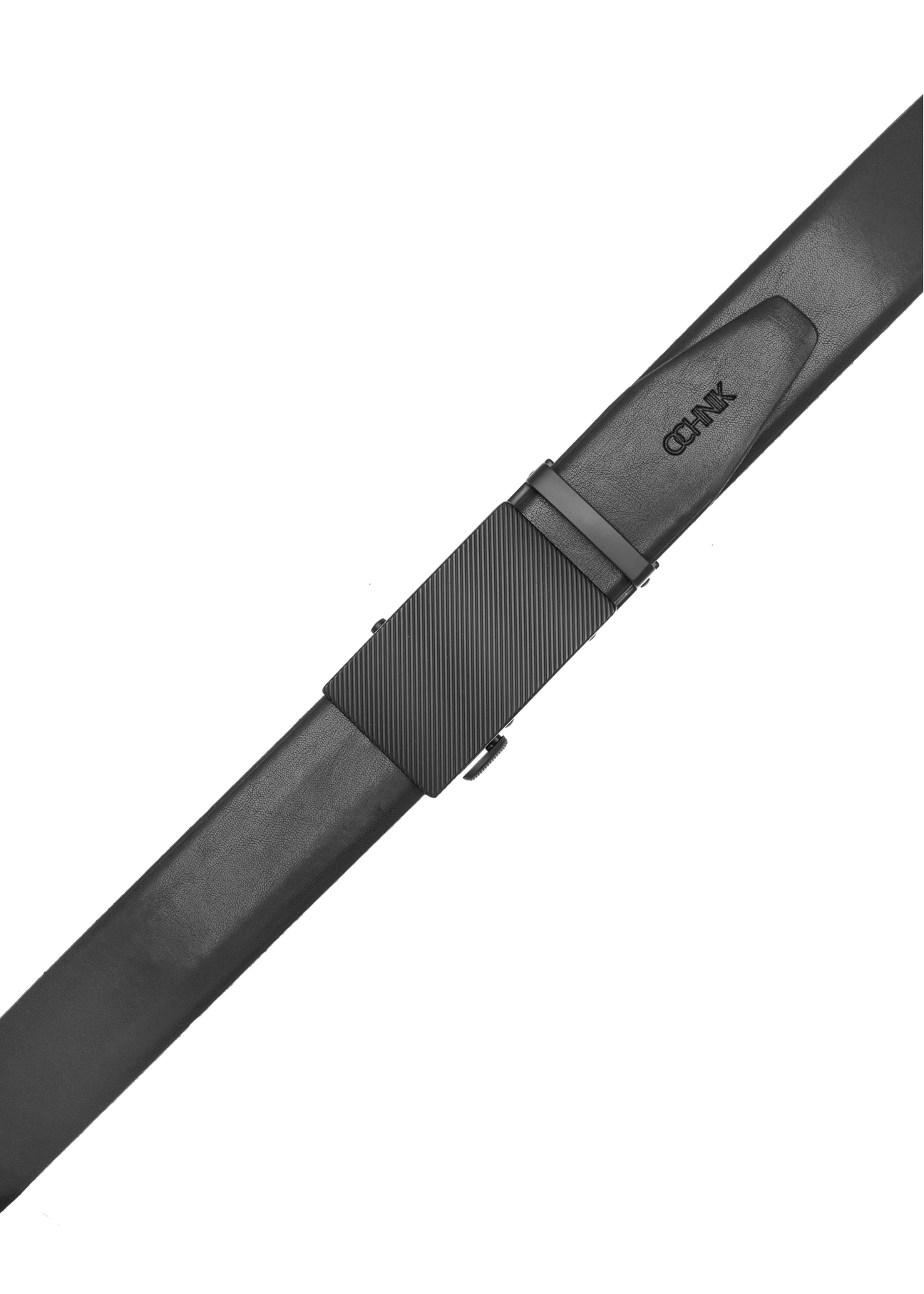 Čierny pánsky kožený opasok PASMS-0269-99(W26)